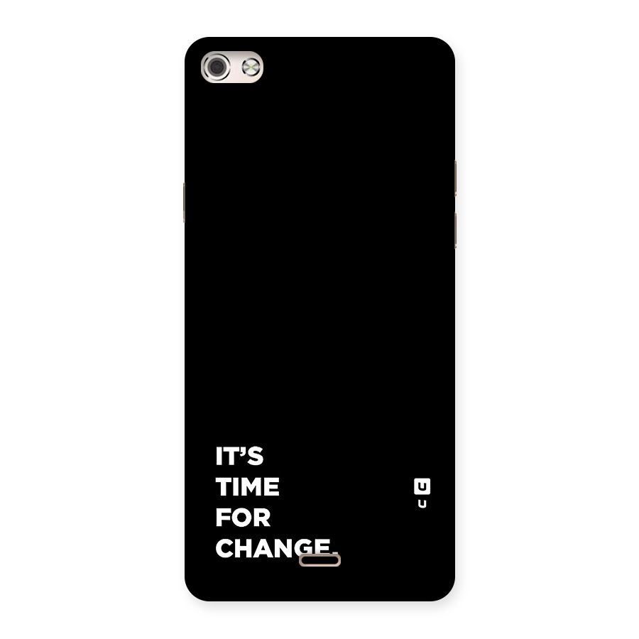 Its Time For Change Back Case for Canvas Silver 5