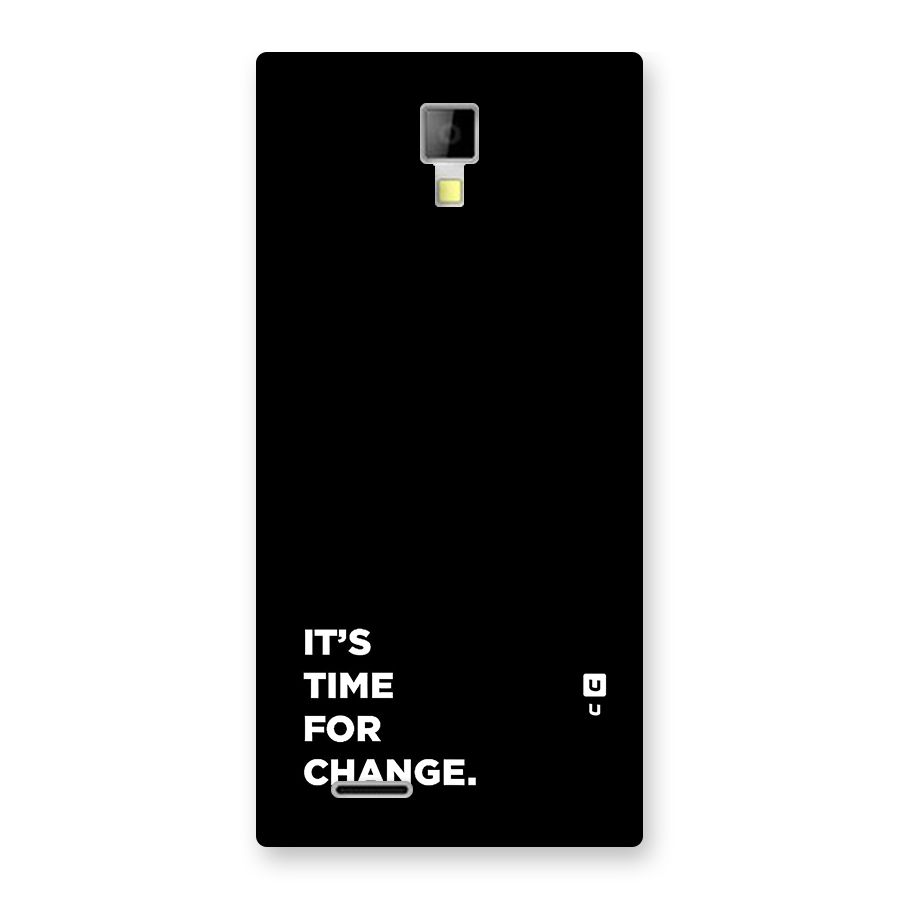 Its Time For Change Back Case for Canvas Xpress A99