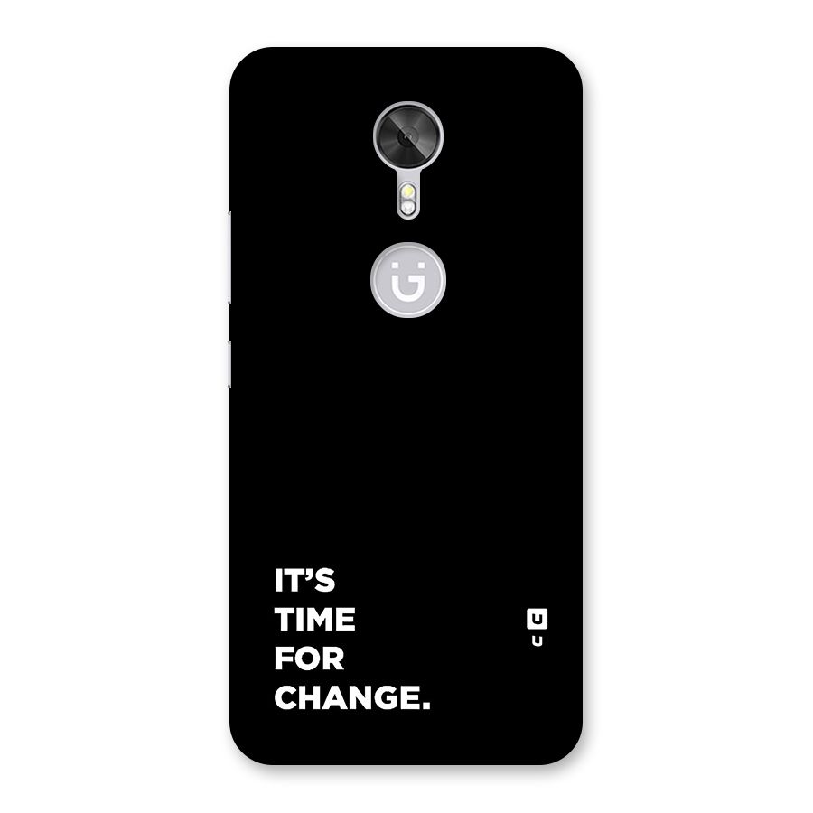 Its Time For Change Back Case for Gionee A1