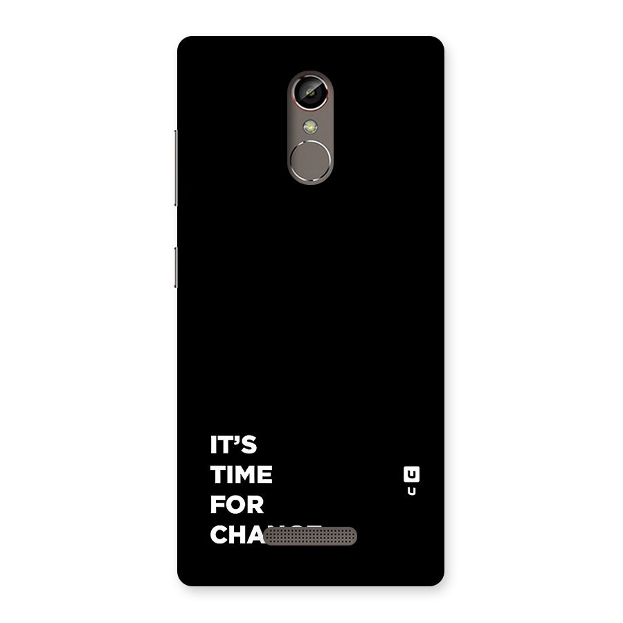 Its Time For Change Back Case for Gionee S6s