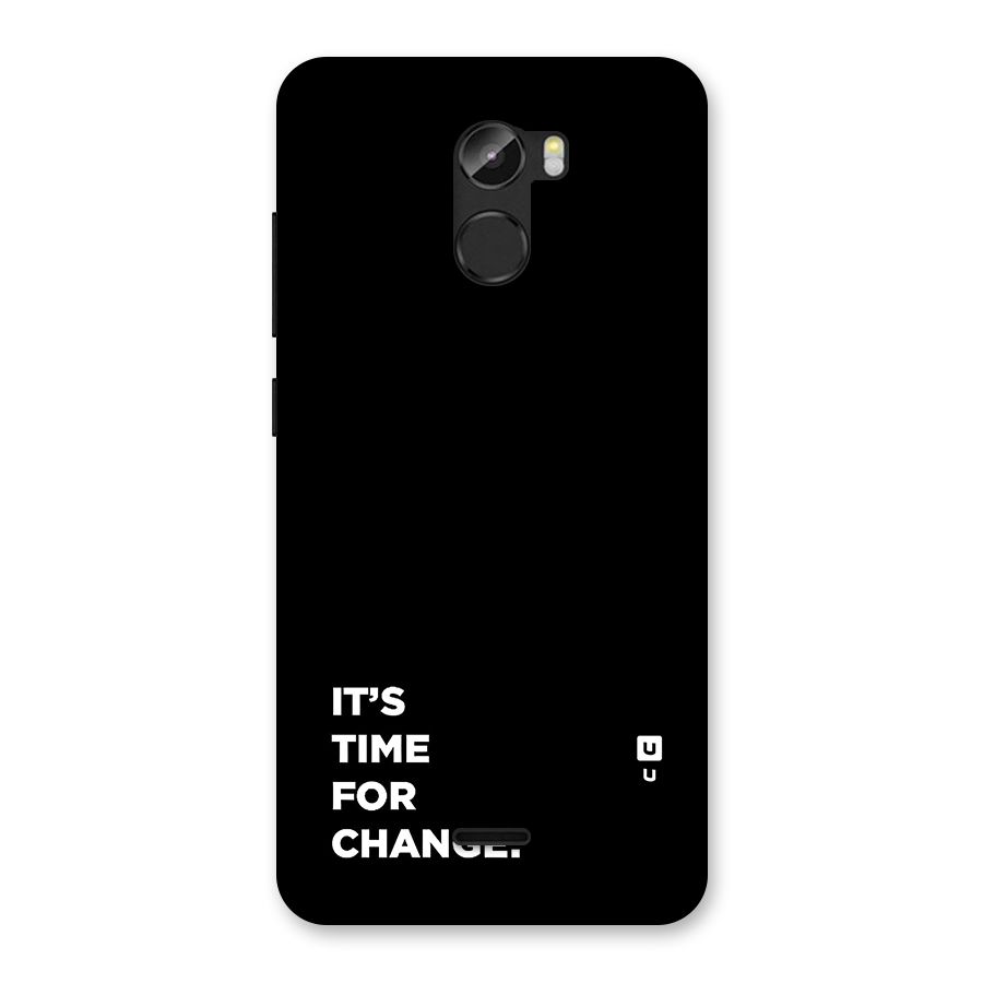 Its Time For Change Back Case for Gionee X1