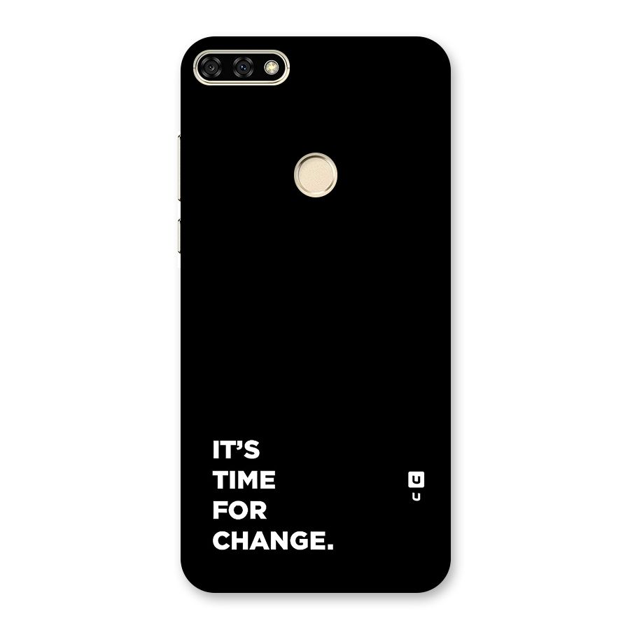 Its Time For Change Back Case for Honor 7A