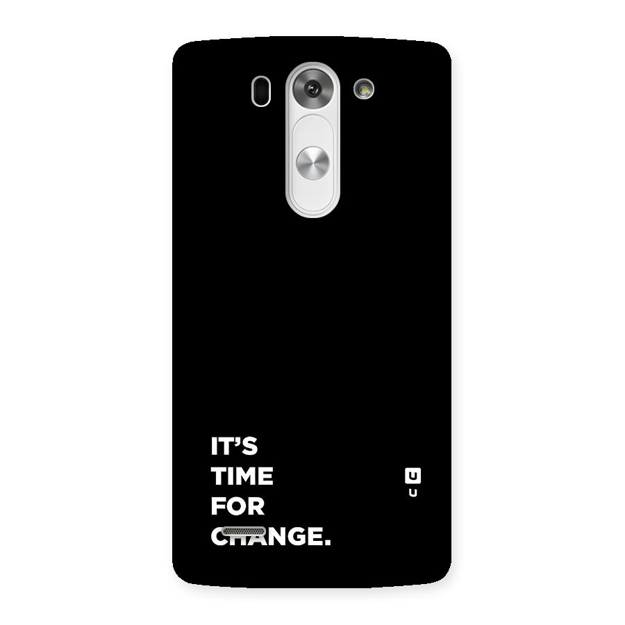 Its Time For Change Back Case for LG G3 Mini