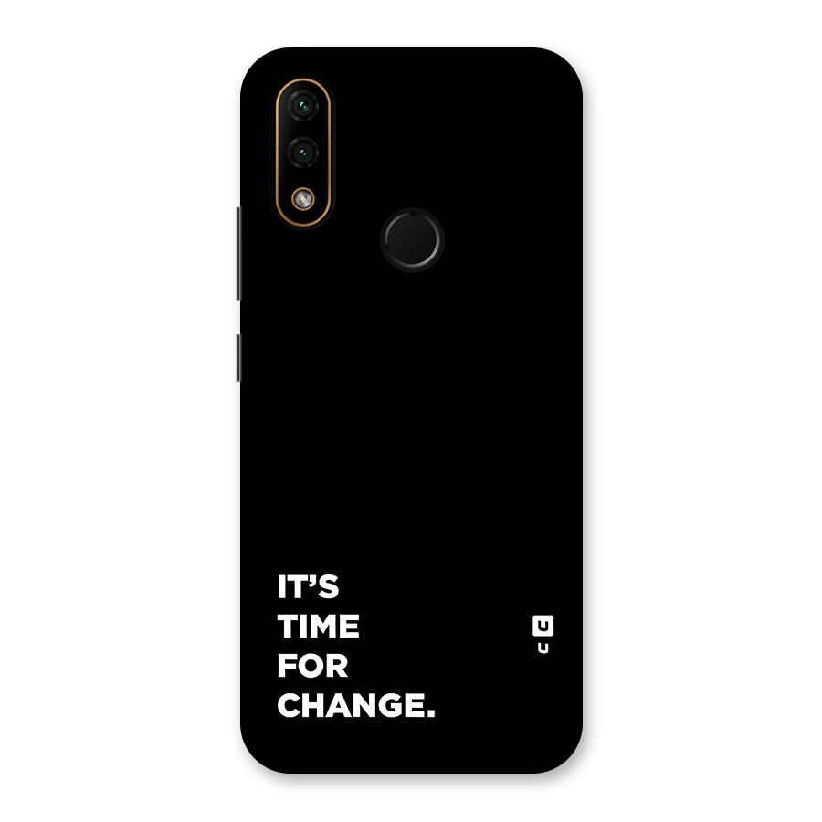Its Time For Change Back Case for Lenovo A6 Note
