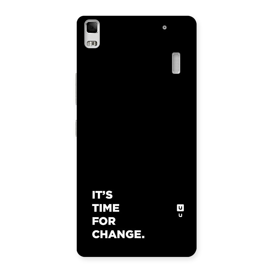 Its Time For Change Back Case for Lenovo K3 Note