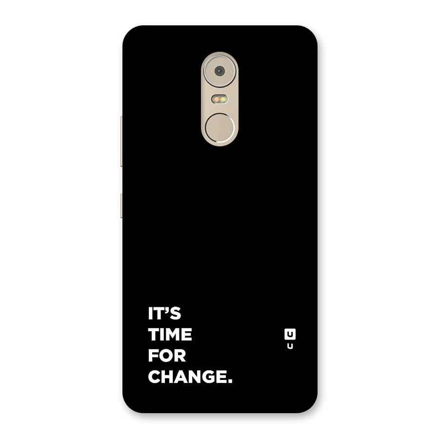 Its Time For Change Back Case for Lenovo K6 Note