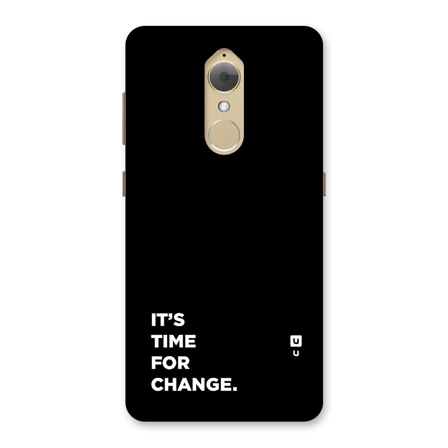 Its Time For Change Back Case for Lenovo K8