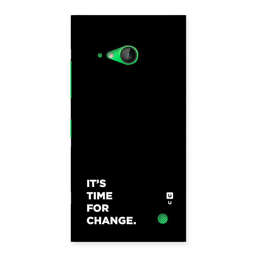 Its Time For Change Back Case for Lumia 730