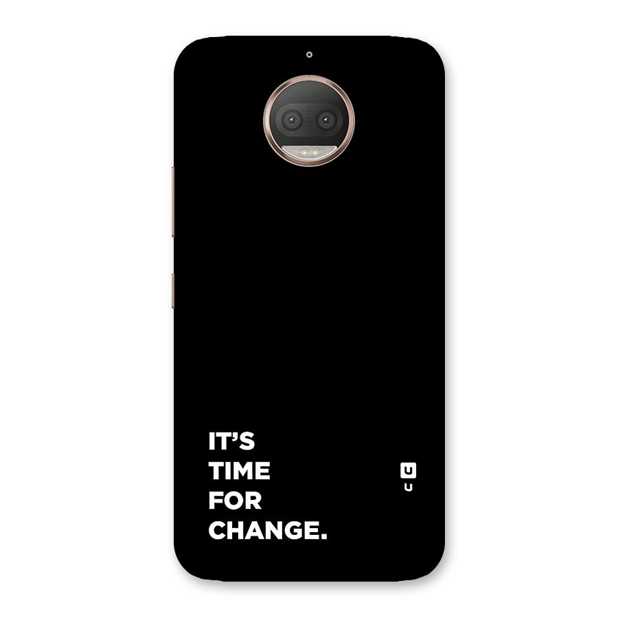Its Time For Change Back Case for Moto G5s Plus