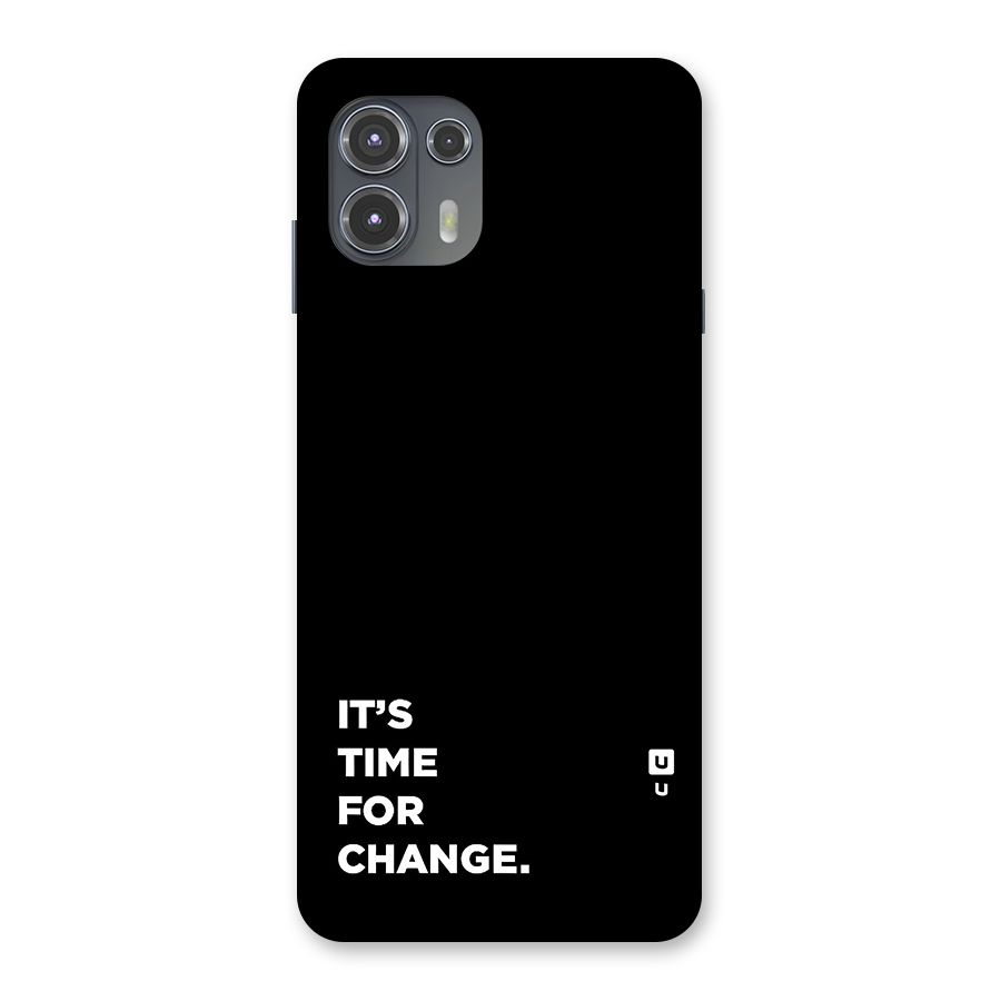 Its Time For Change Back Case for Motorola Edge 20 Fusion
