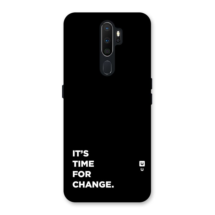 Its Time For Change Back Case for Oppo A5 (2020)