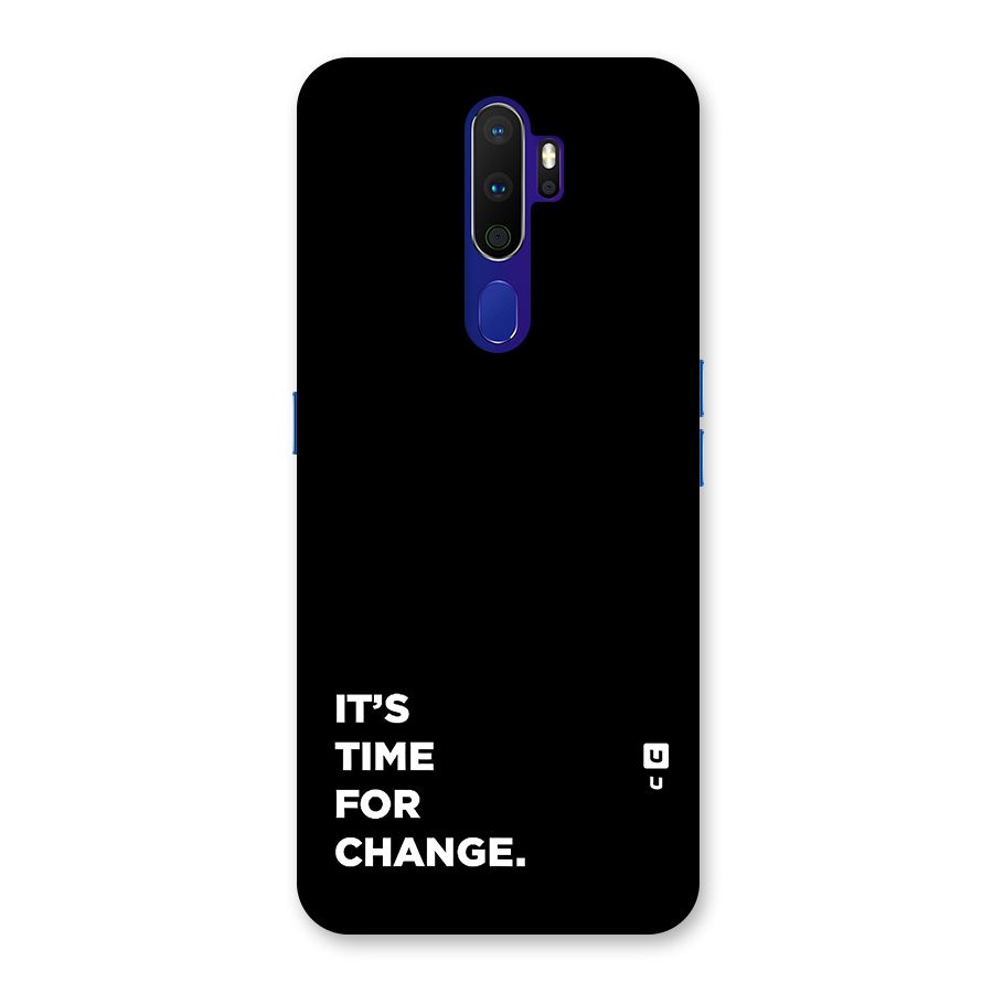 Its Time For Change Back Case for Oppo A9 (2020)