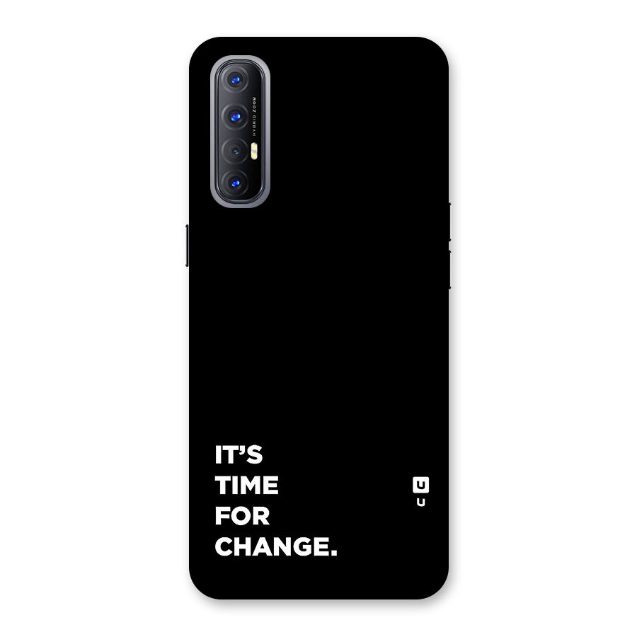 Its Time For Change Back Case for Oppo Reno3 Pro