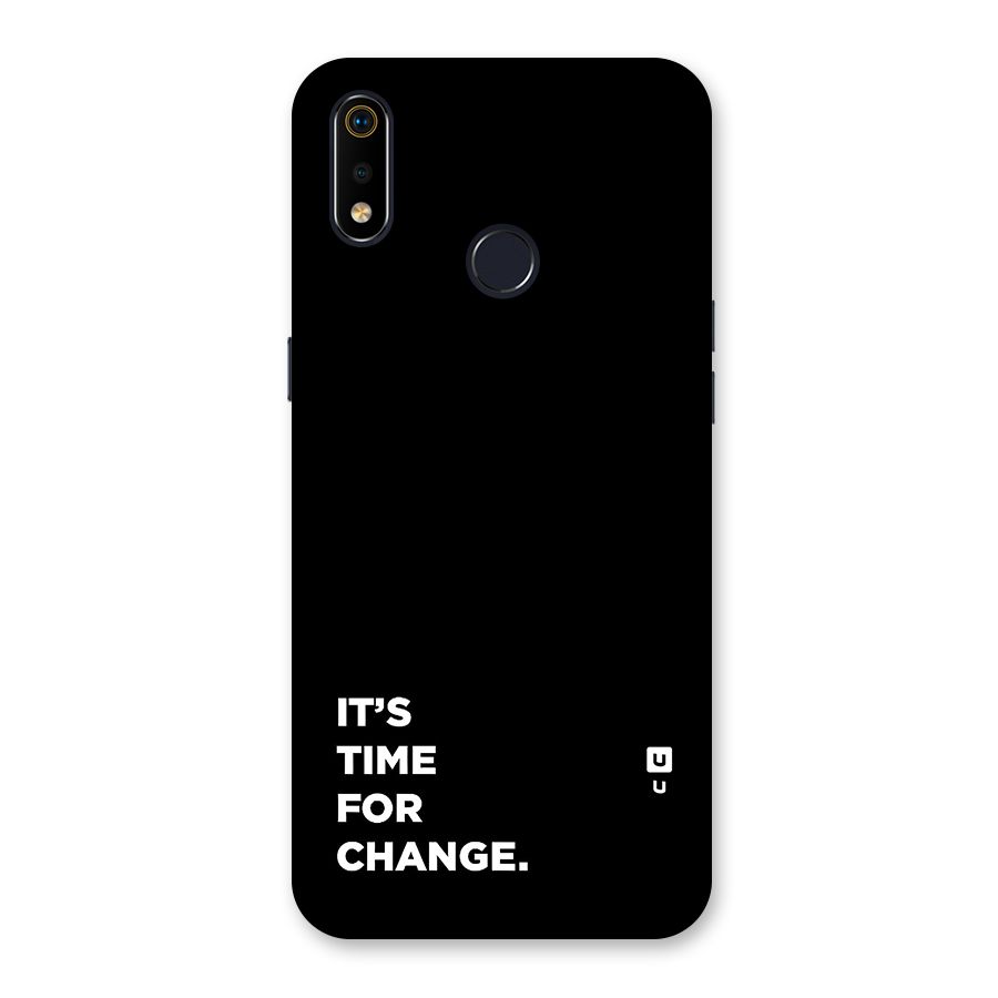 Its Time For Change Back Case for Realme 3i