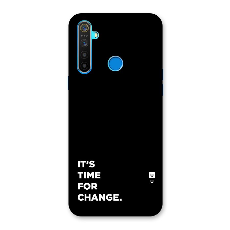 Its Time For Change Back Case for Realme 5s