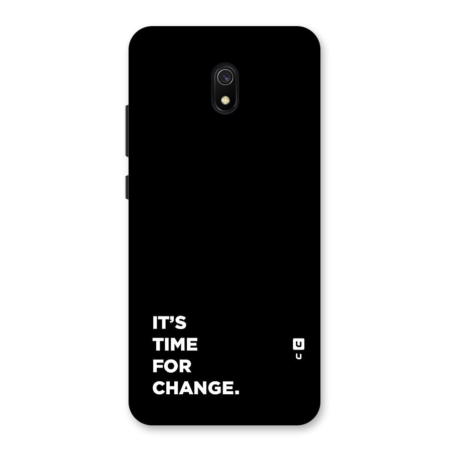 Its Time For Change Back Case for Redmi 8A