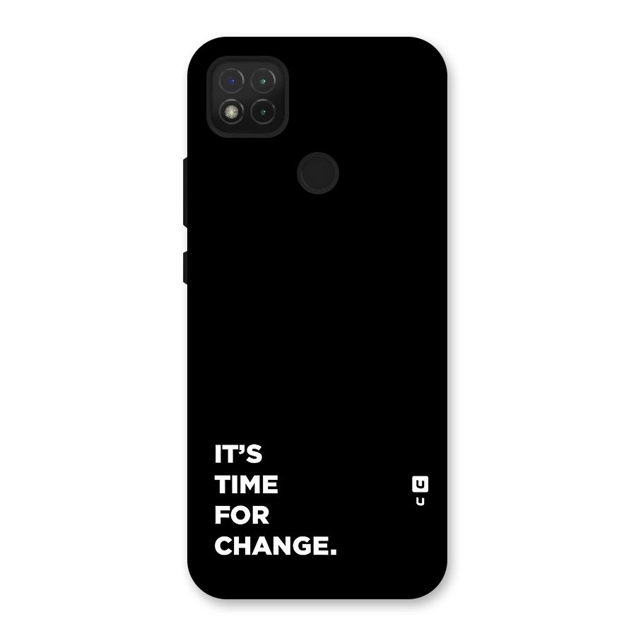 Its Time For Change Back Case for Redmi 9 Activ