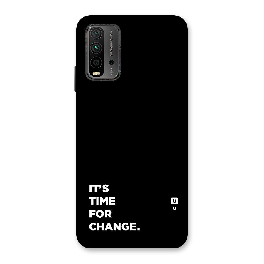Its Time For Change Back Case for Redmi 9 Power