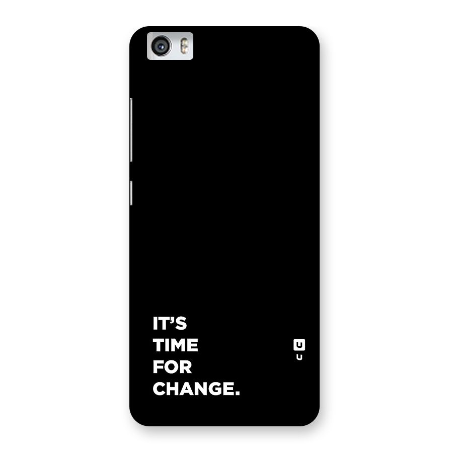 Its Time For Change Back Case for Redmi Mi 5