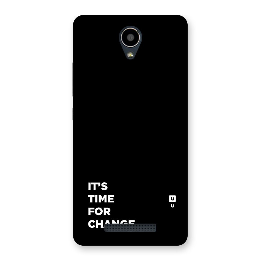 Its Time For Change Back Case for Redmi Note 2