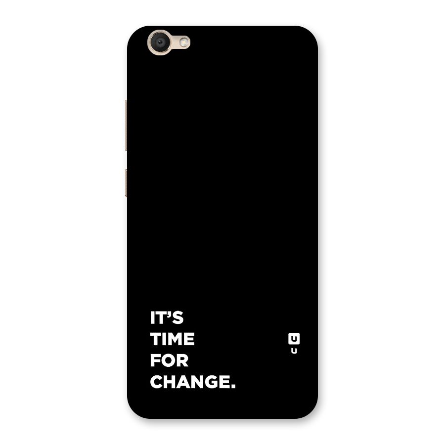 Its Time For Change Back Case for Vivo V5