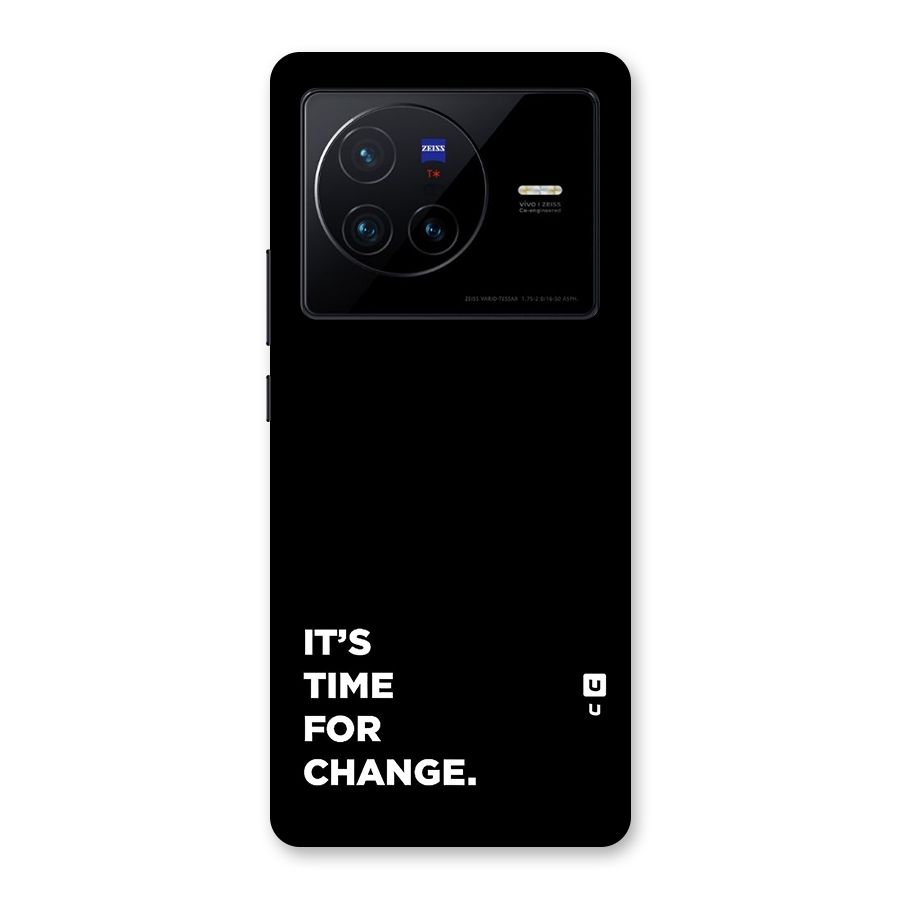 Its Time For Change Back Case for Vivo X80