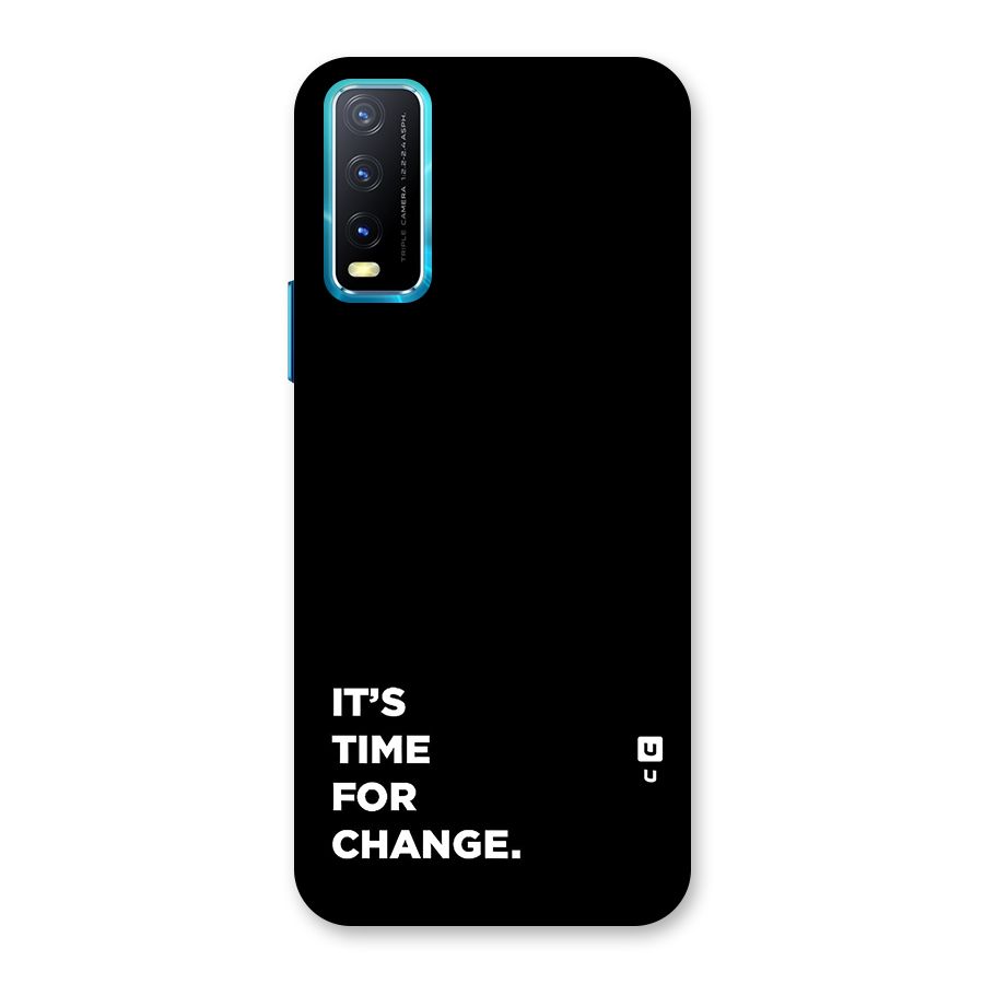 Its Time For Change Back Case for Vivo Y20G