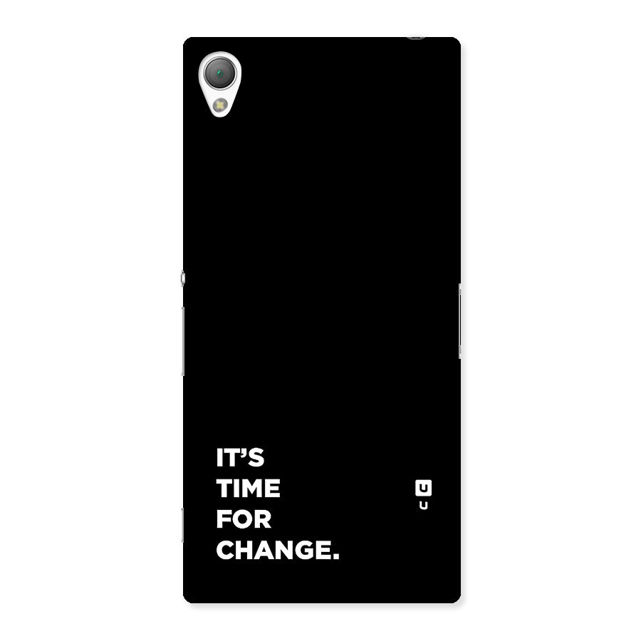 Its Time For Change Back Case for Xperia Z3