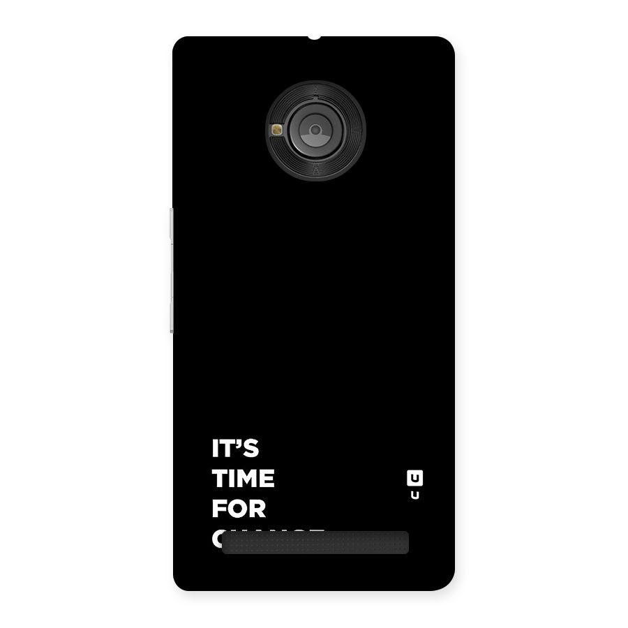 Its Time For Change Back Case for Yunique