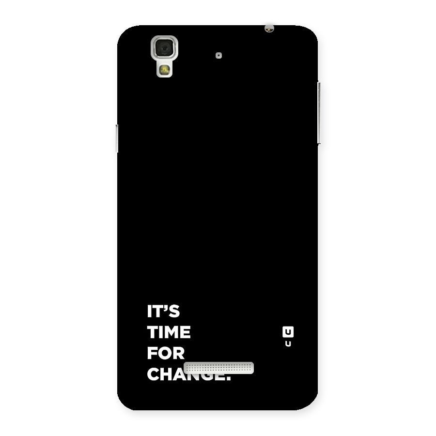 Its Time For Change Back Case for Yureka