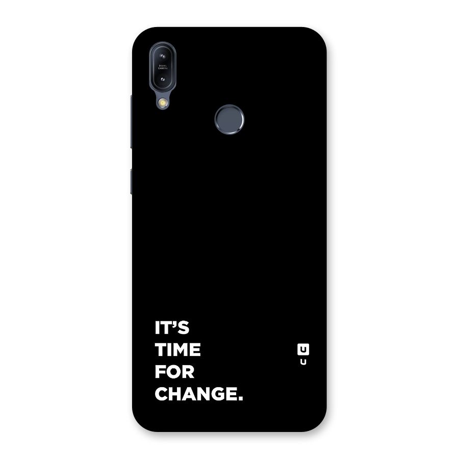 Its Time For Change Back Case for Zenfone Max M2