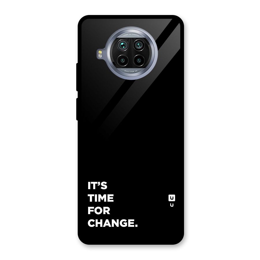 Its Time For Change Glass Back Case for Mi 10i