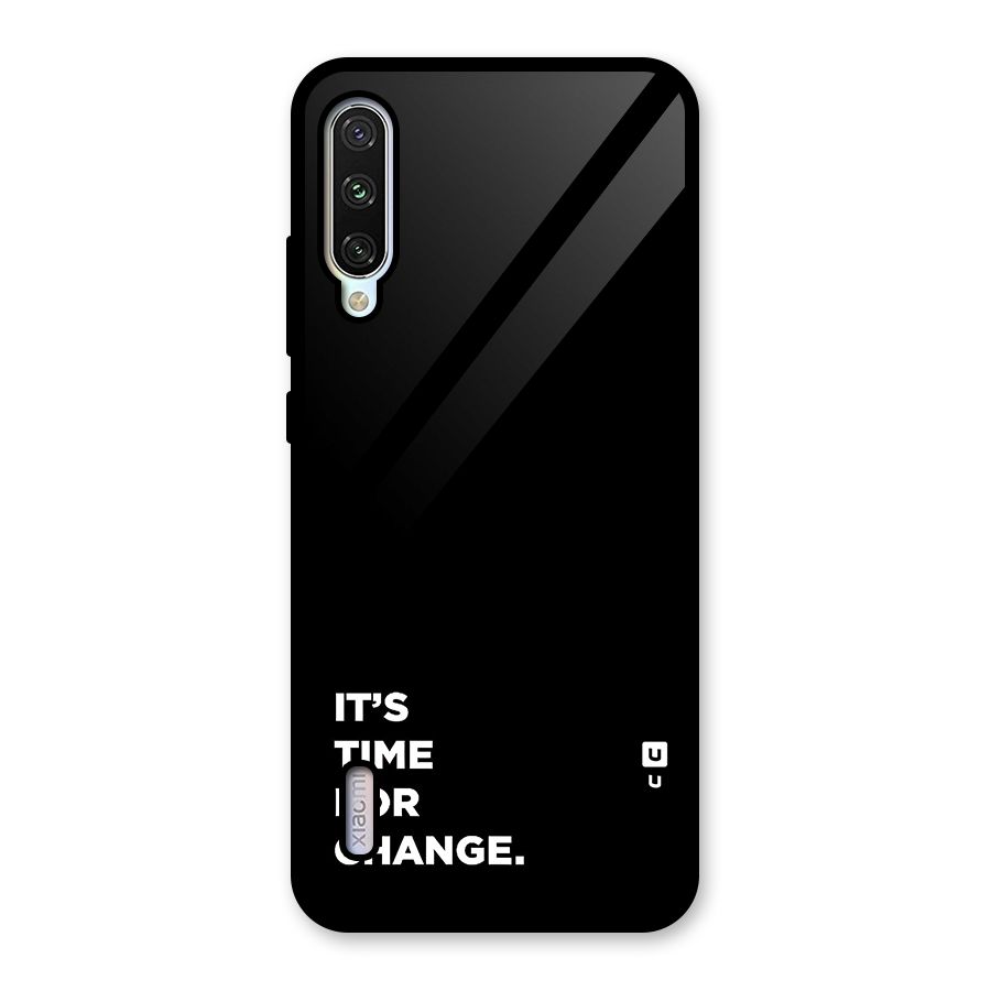 Its Time For Change Glass Back Case for Mi A3