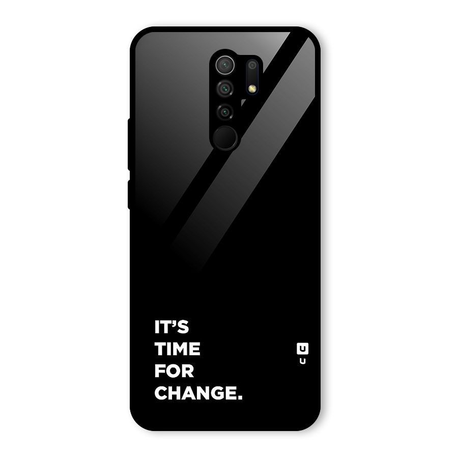 Its Time For Change Glass Back Case for Poco M2