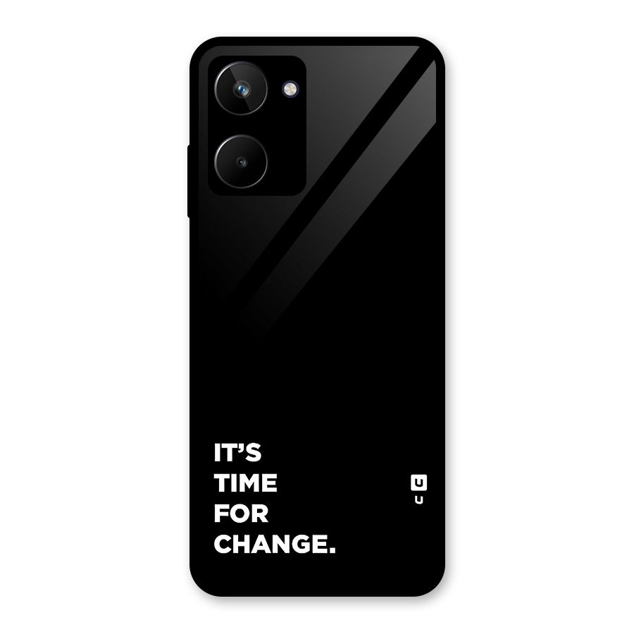 Its Time For Change Glass Back Case for Realme 10