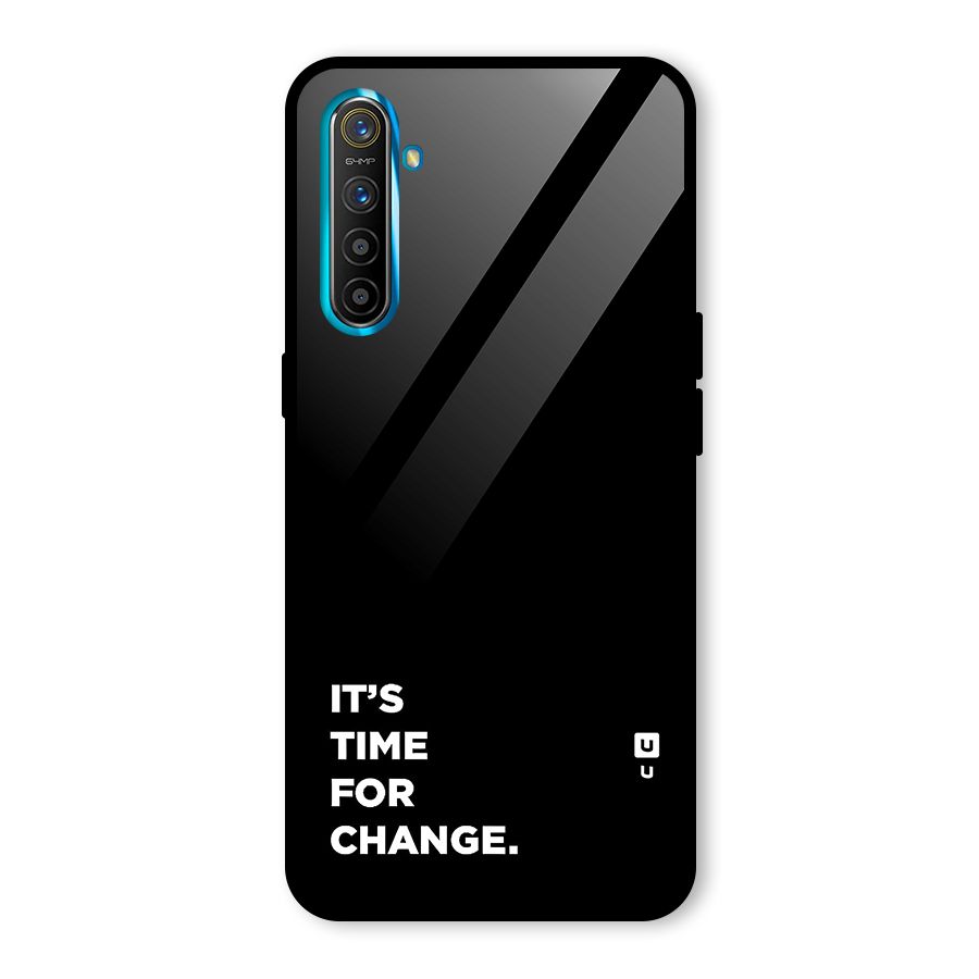Its Time For Change Glass Back Case for Realme X2