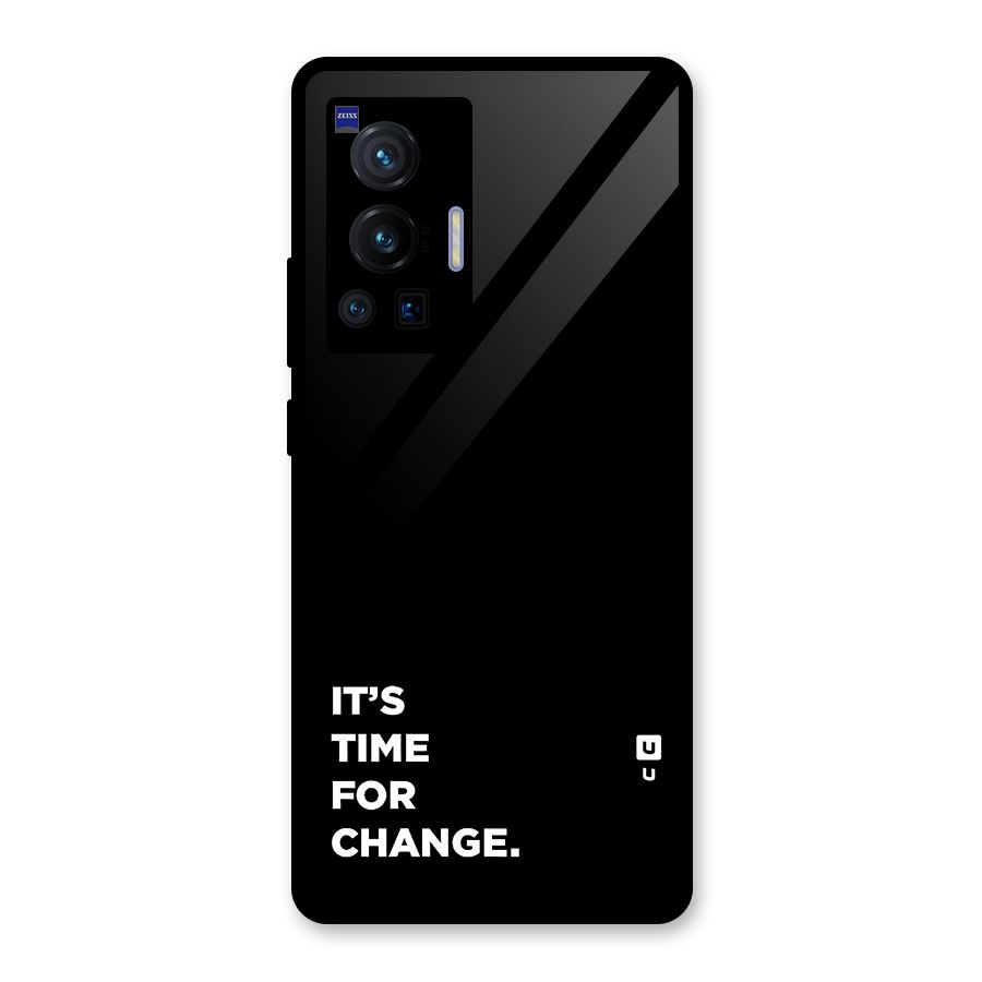 Its Time For Change Glass Back Case for Vivo X70 Pro