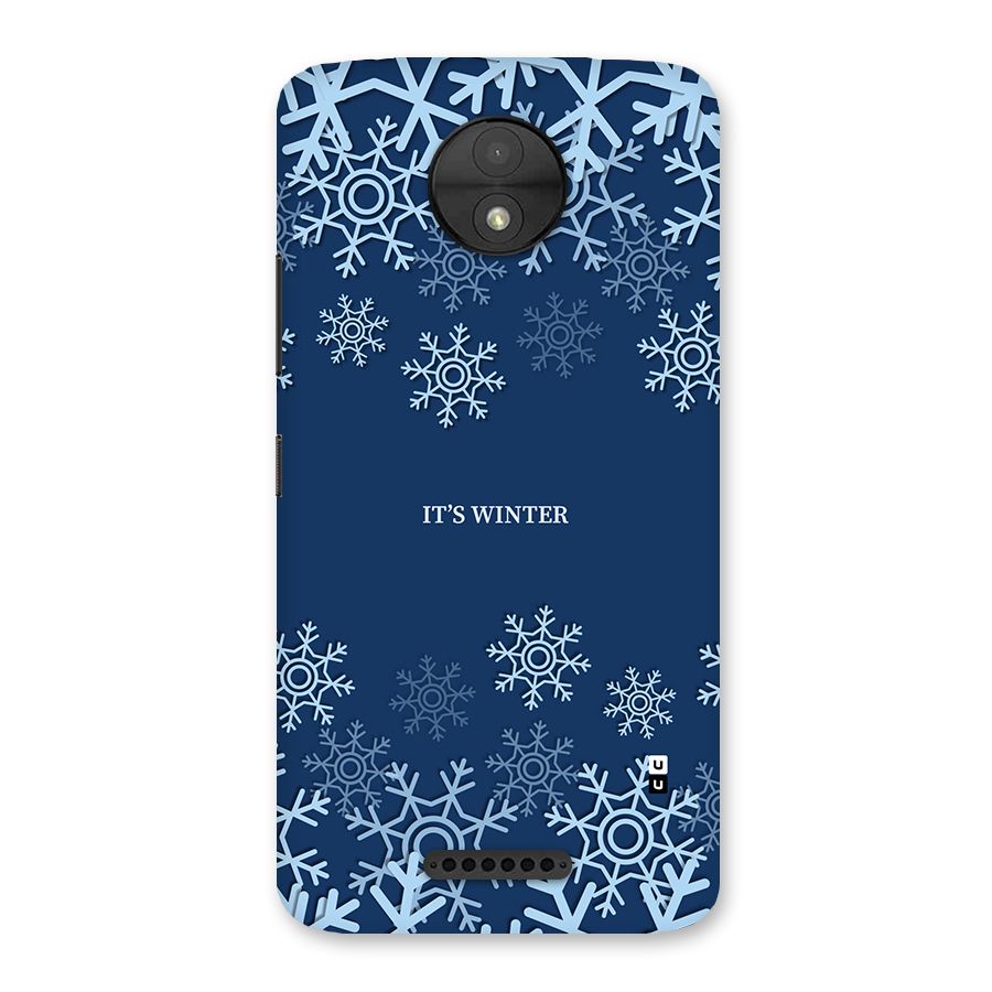 Its Winter Back Case for Moto C