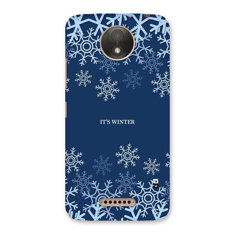 Its Winter Back Case for Moto C Plus