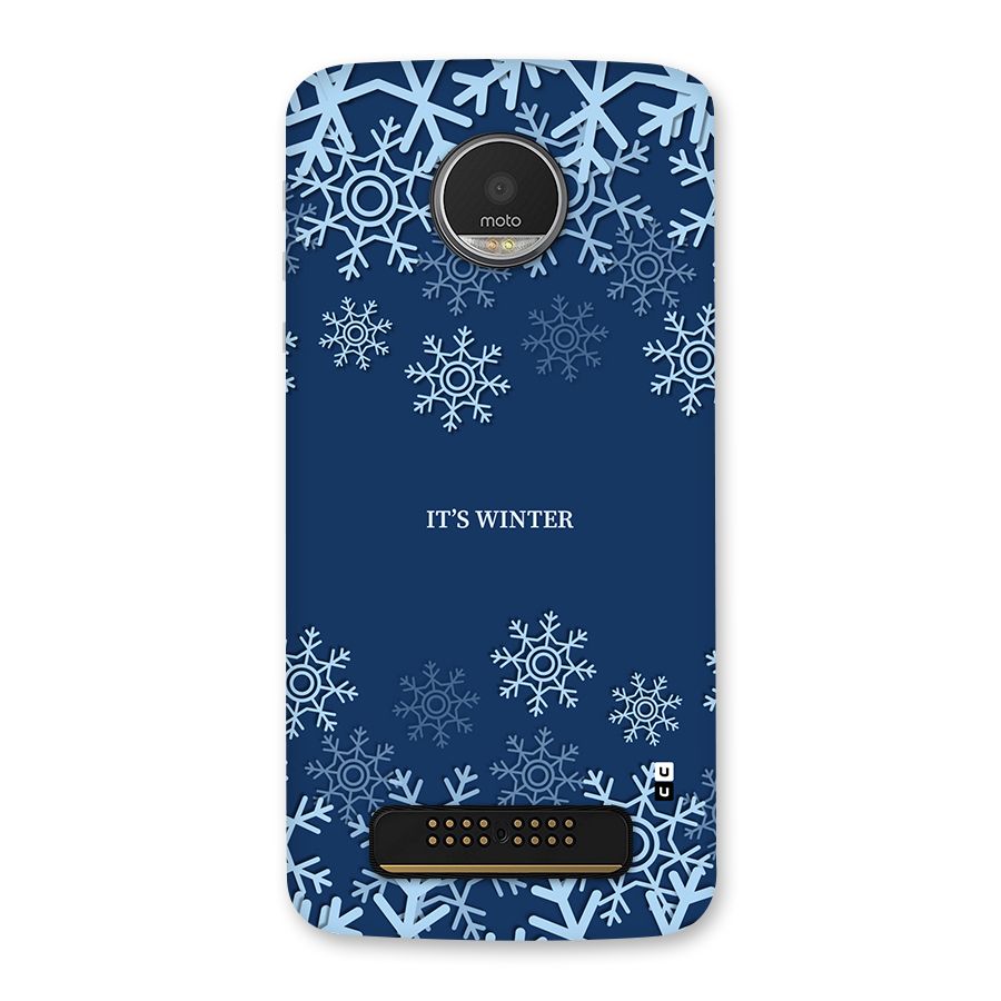 Its Winter Back Case for Moto Z Play