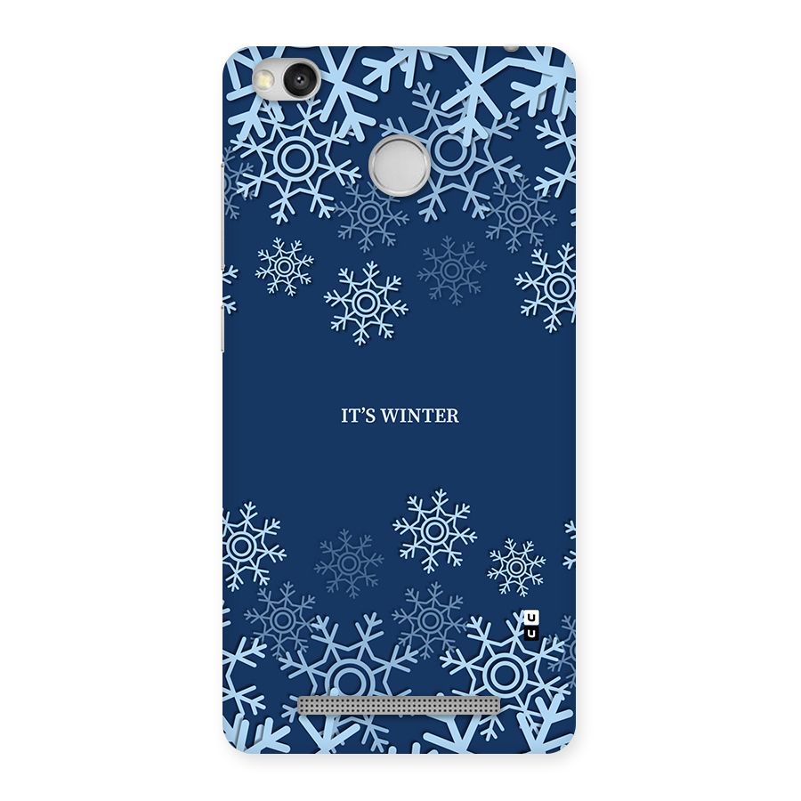 Its Winter Back Case for Redmi 3S Prime