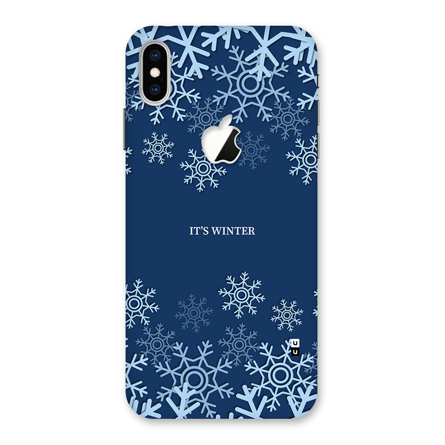 Its Winter Back Case for iPhone XS Max Apple Cut