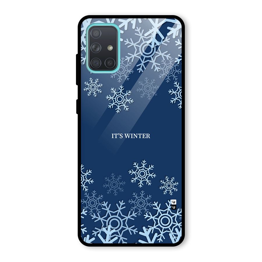 Its Winter Glass Back Case for Galaxy A71