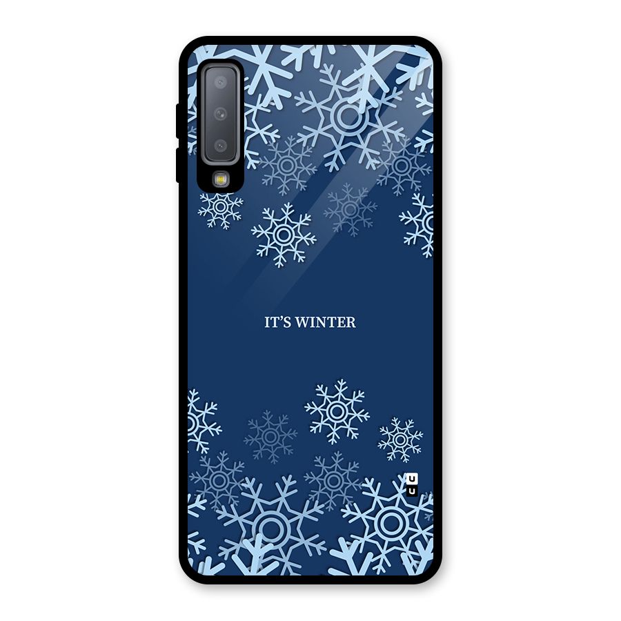 Its Winter Glass Back Case for Galaxy A7 (2018)