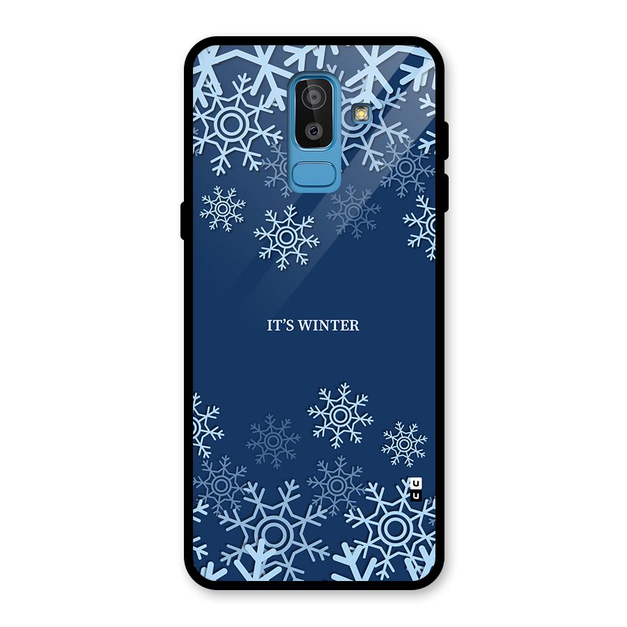 Its Winter Glass Back Case for Galaxy J8
