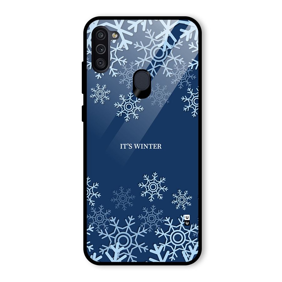 Its Winter Glass Back Case for Galaxy M11