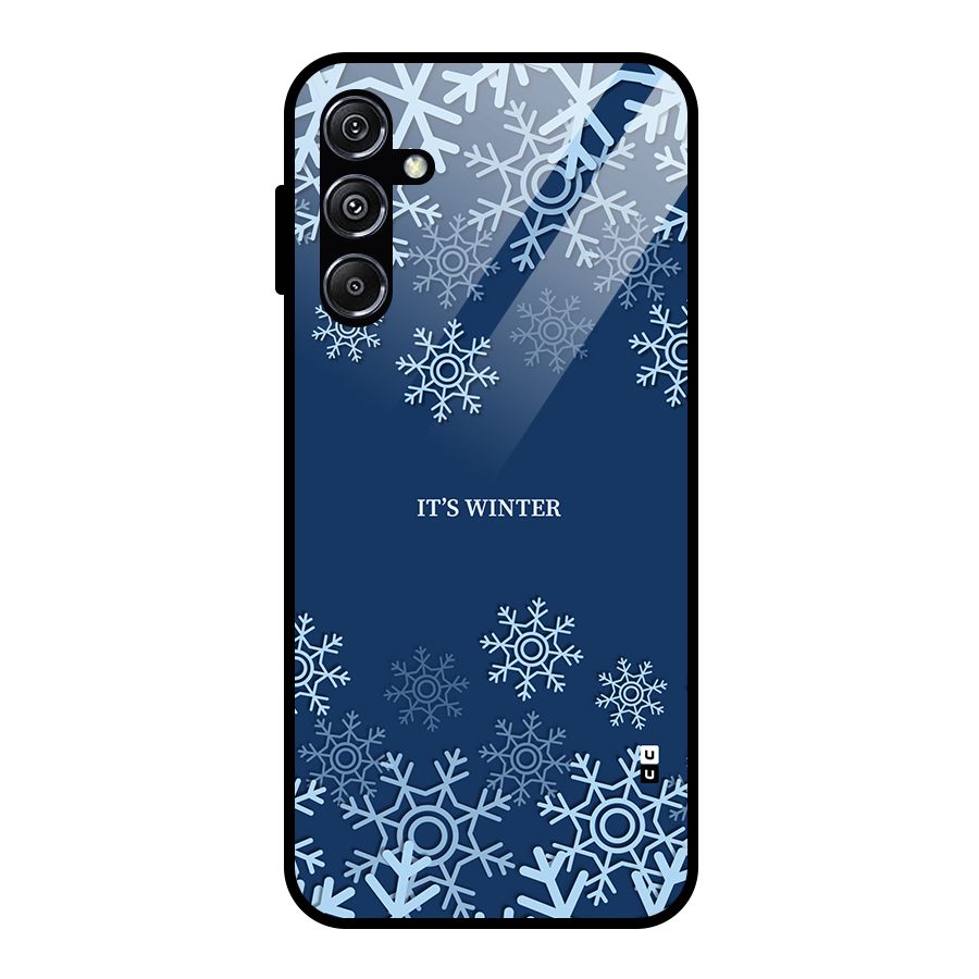 Its Winter Glass Back Case for Galaxy M34 5G