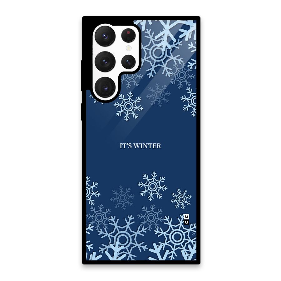 Its Winter Glass Back Case for Galaxy S22 Ultra 5G