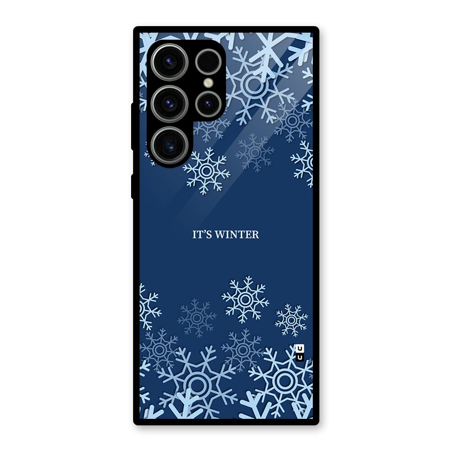 Its Winter Glass Back Case for Galaxy S23 Ultra