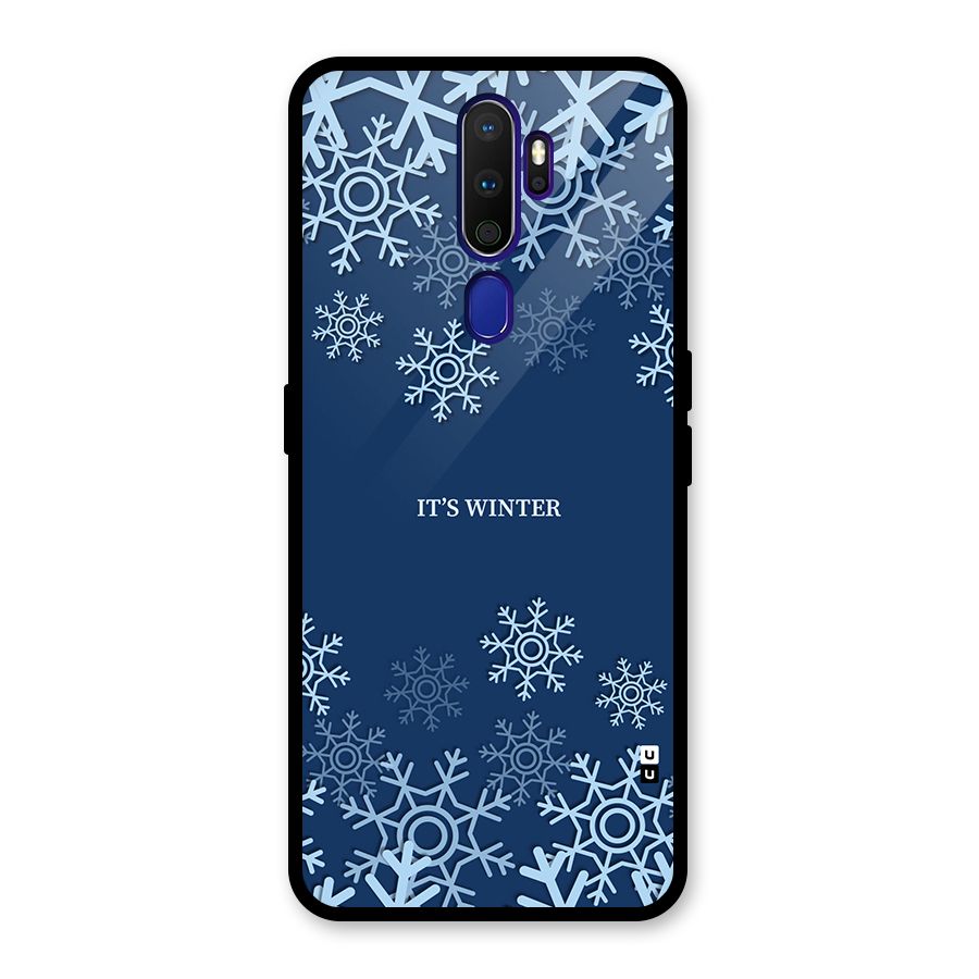 Its Winter Glass Back Case for Oppo A9 (2020)
